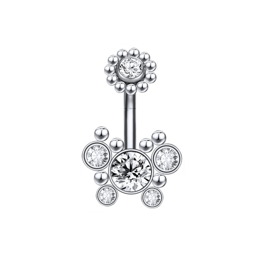 Bananabell Piercing Umbigo Mod. "C" Aço 316L
